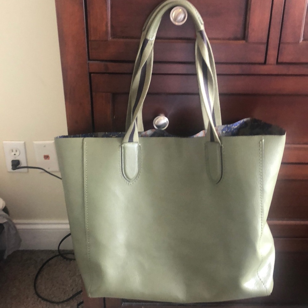 Hunter Green Coach Tote Bag